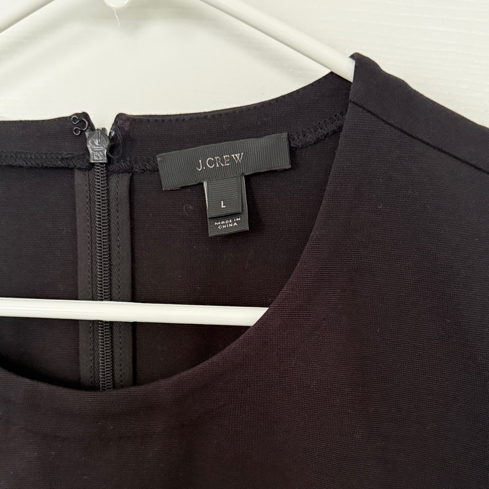 J.Crew Women’s Black Sleeveless Fringe Hem Tank Top Size Large - Picture 3 of 6